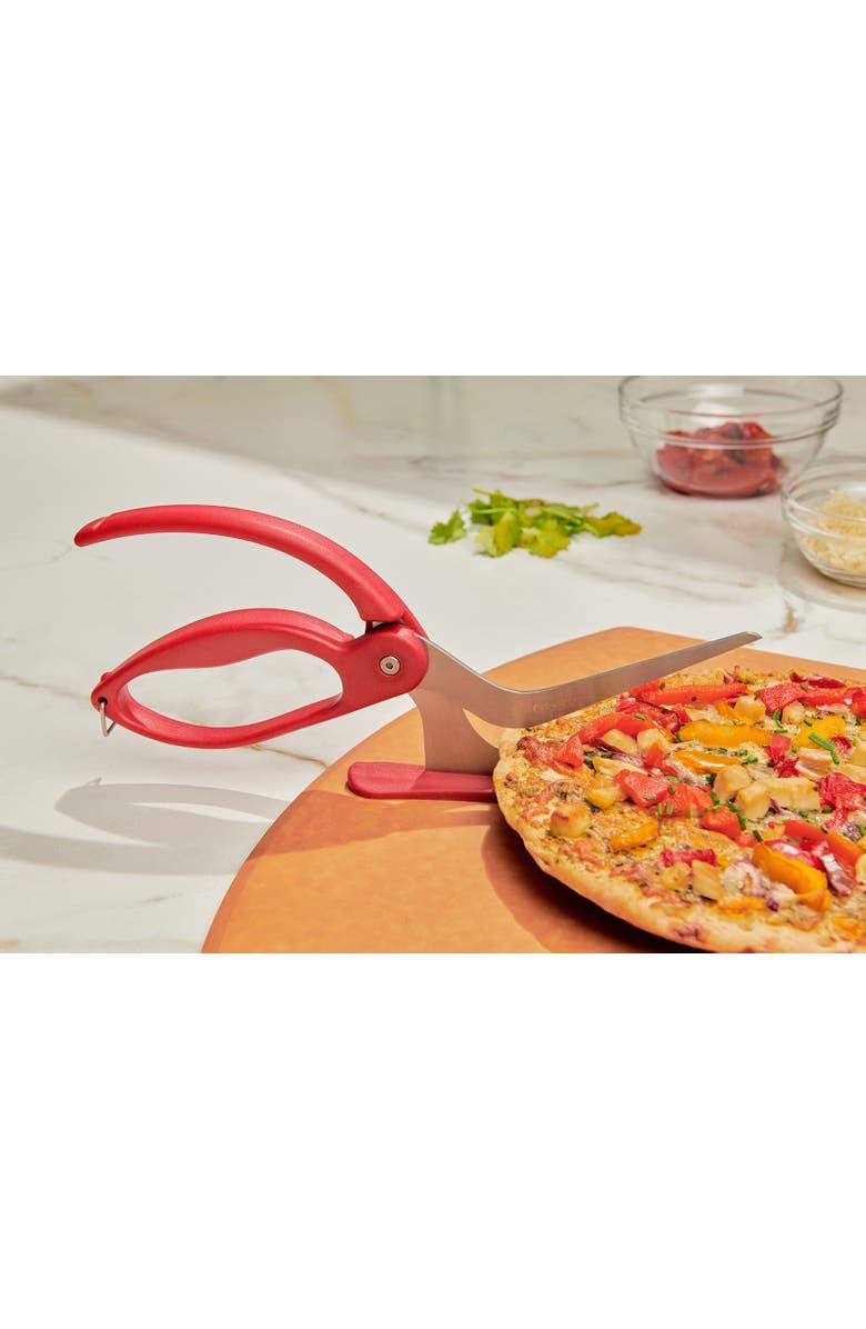 CUISIPRO Pizza Shears, Alternate, color, Red