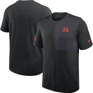 Nike Men's Nike Black Cincinnati Bengals Sideline UV Performance Coach Shirt