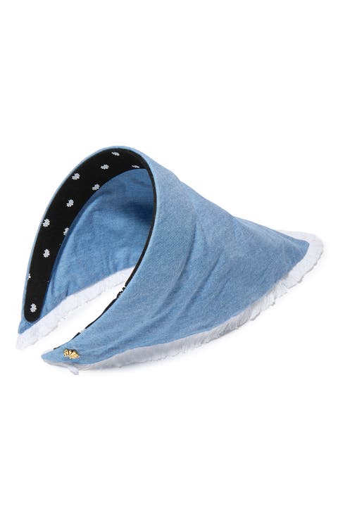 Jackie Chambray Handkerchief Headband