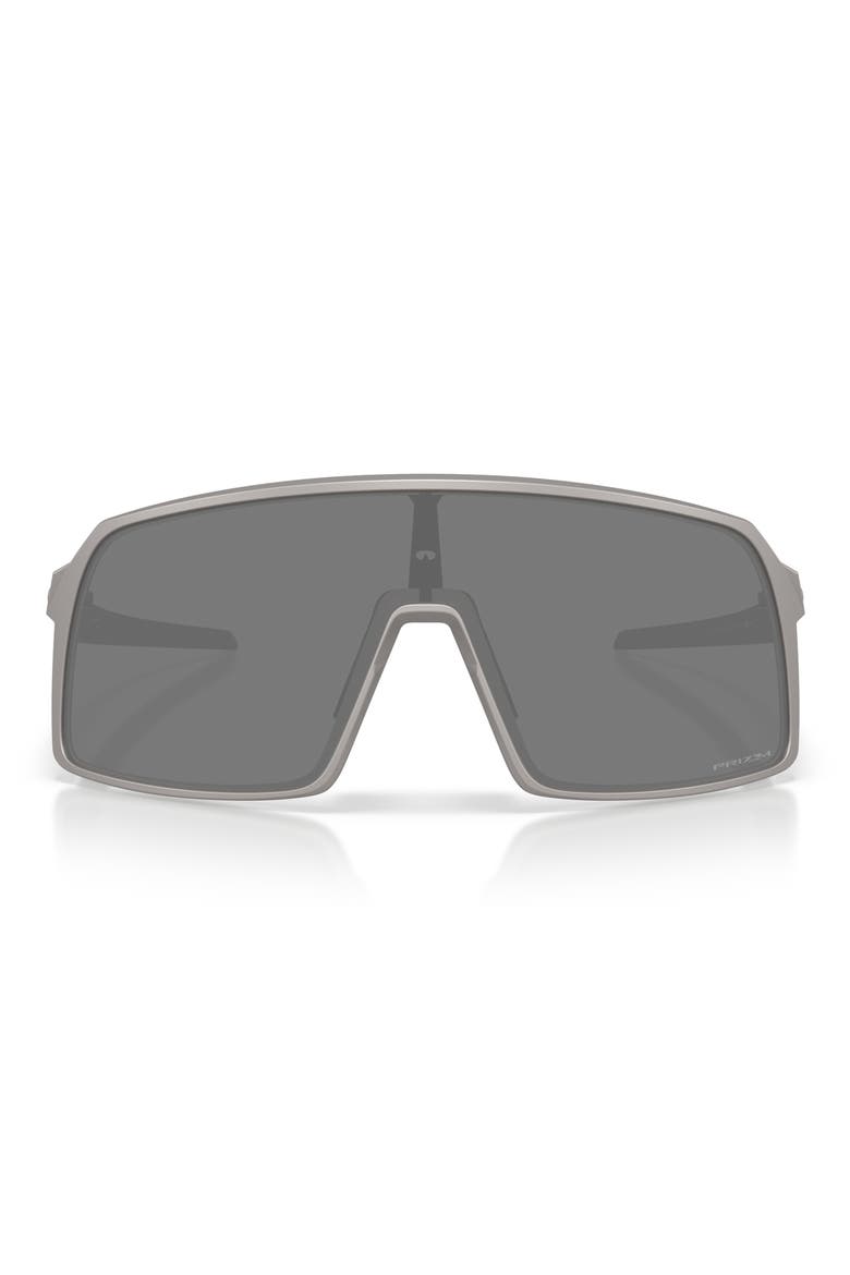 Sutro 37mm Rectangle Shield Sunglasses, Main, color, TITANIUM / PRIZM BLACK