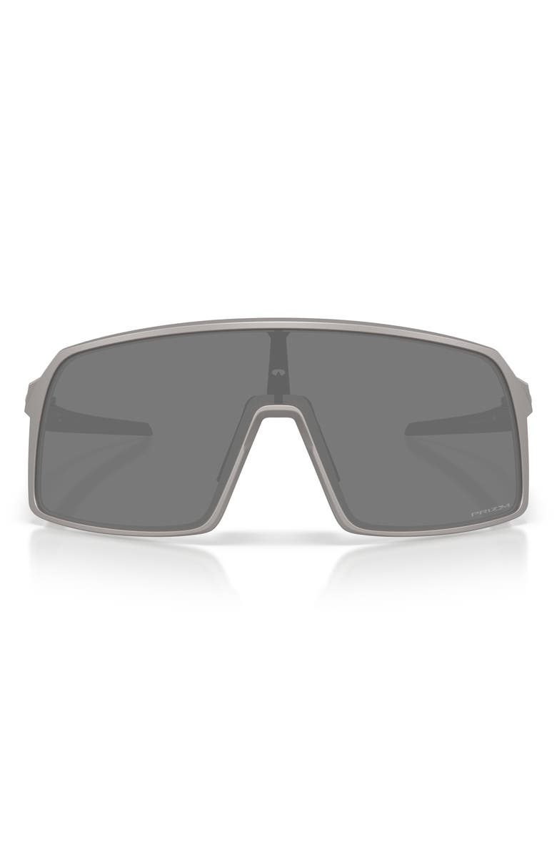 Oakley Sutro 37mm Rectangle Shield Sunglasses, Main, color, Titanium / Prizm Black