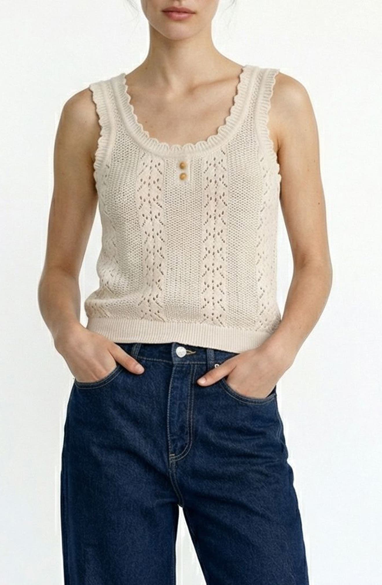 VERO MODA Secret Sands Knit Tank