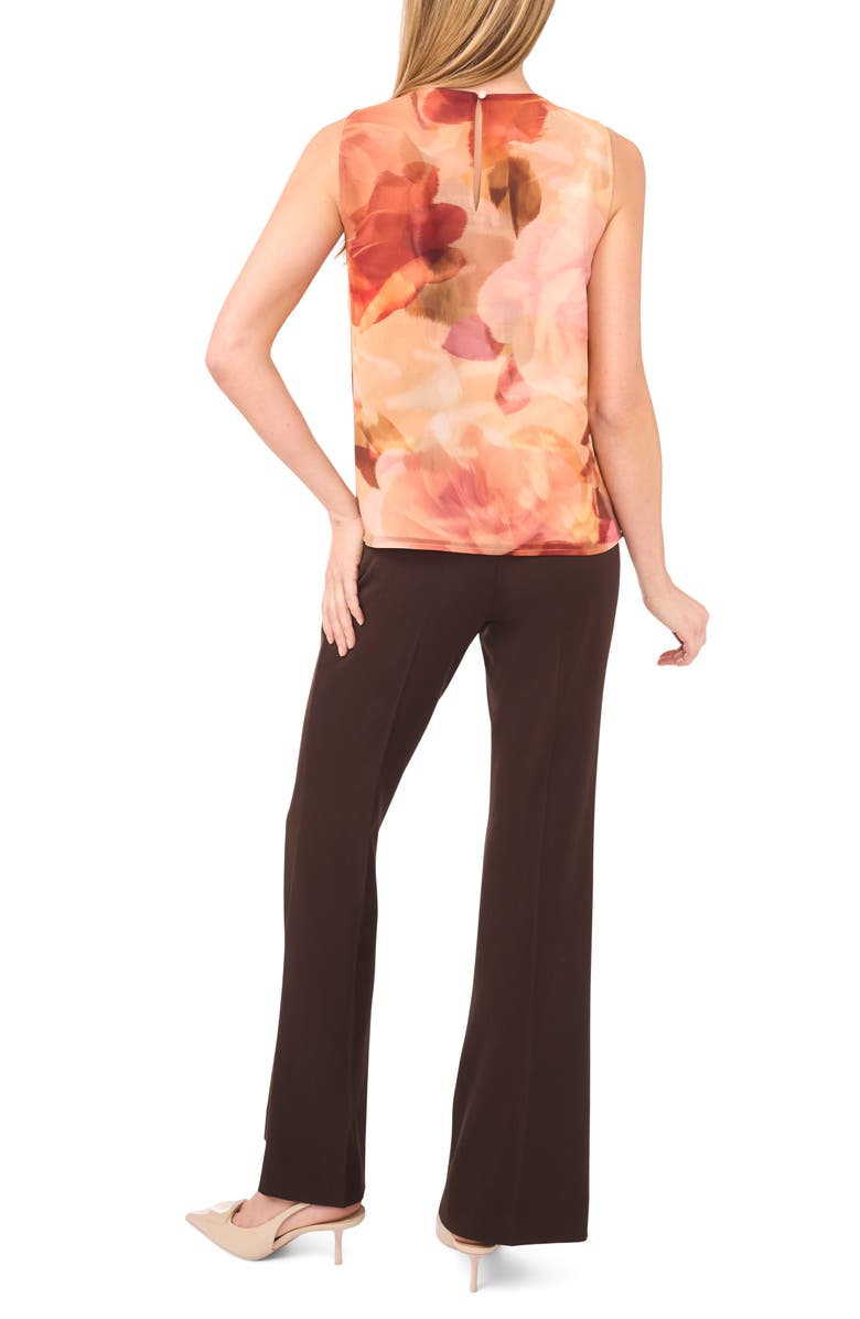 Halogen<sup>®</sup> Romantic Roses Chiffon Shell, Alternate, color, Faded Rose