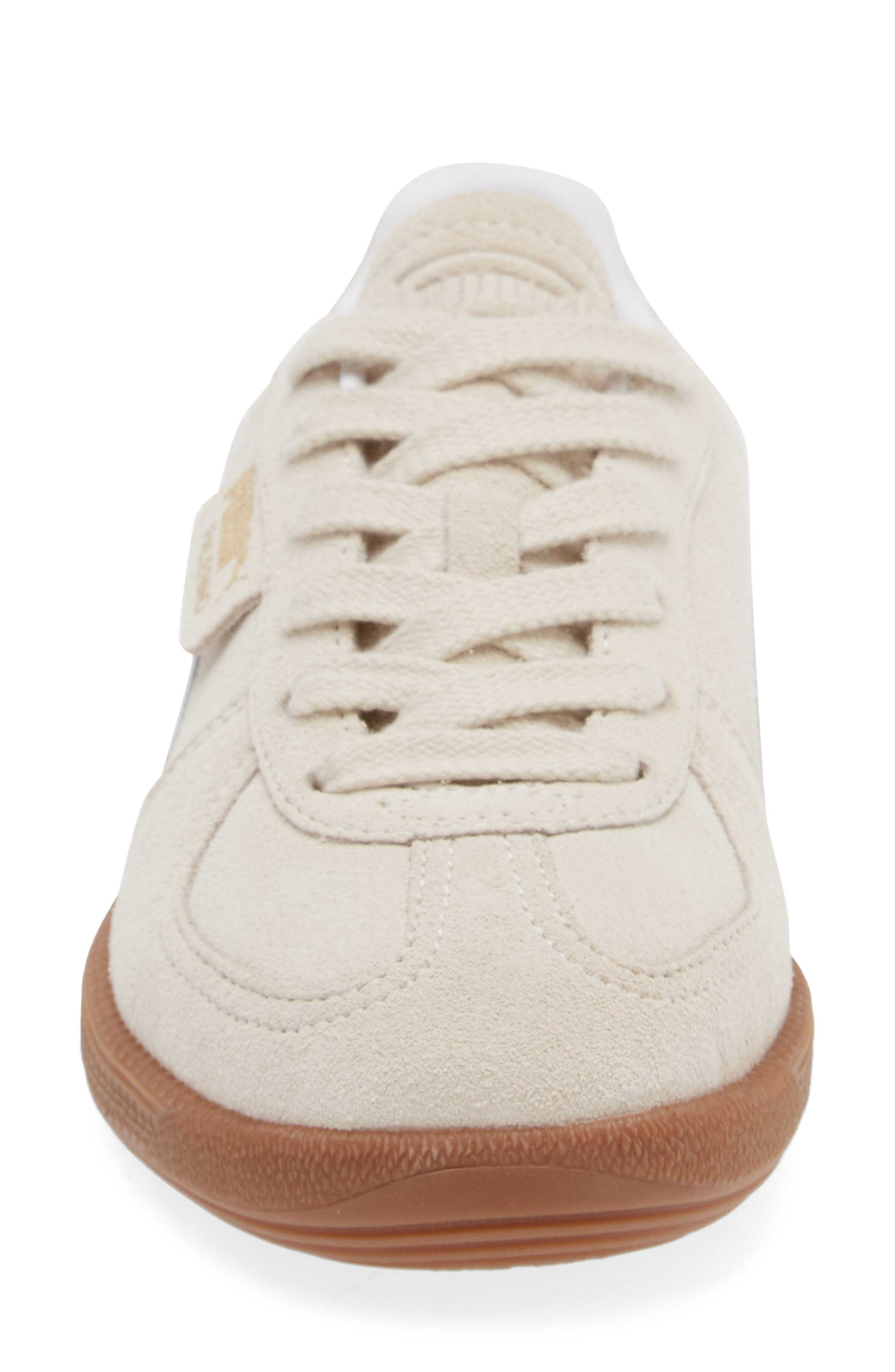 PUMA Palermo Leather Sneaker, Alternate, color, Alpine Snow-Puma White