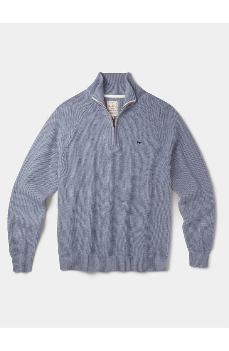 Aubin Owmby Long Sleeve Zip Neck Jumper, Alternate, color, Pale Bliue