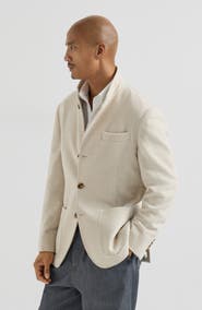 Brunello Cucinelli Lightweight water-resistant cashmere outerwear blazer