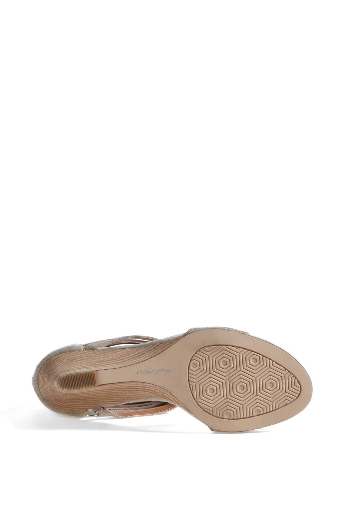 'Kyla' Sandal, Alternate, color, STONE SUEDE