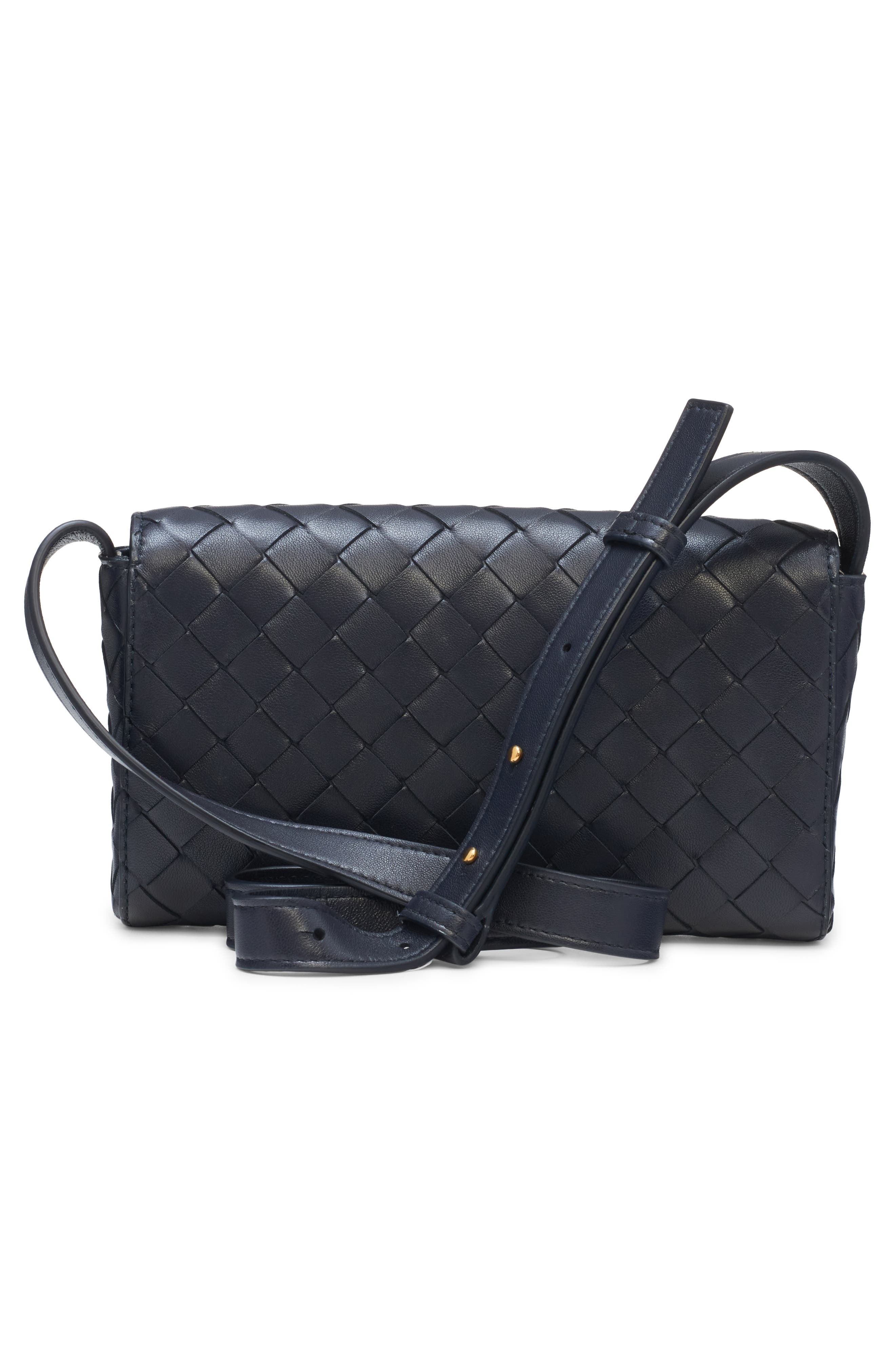 Bottega Veneta Mini Intrecciato Leather Crossbody Bag, Alternate, color, 