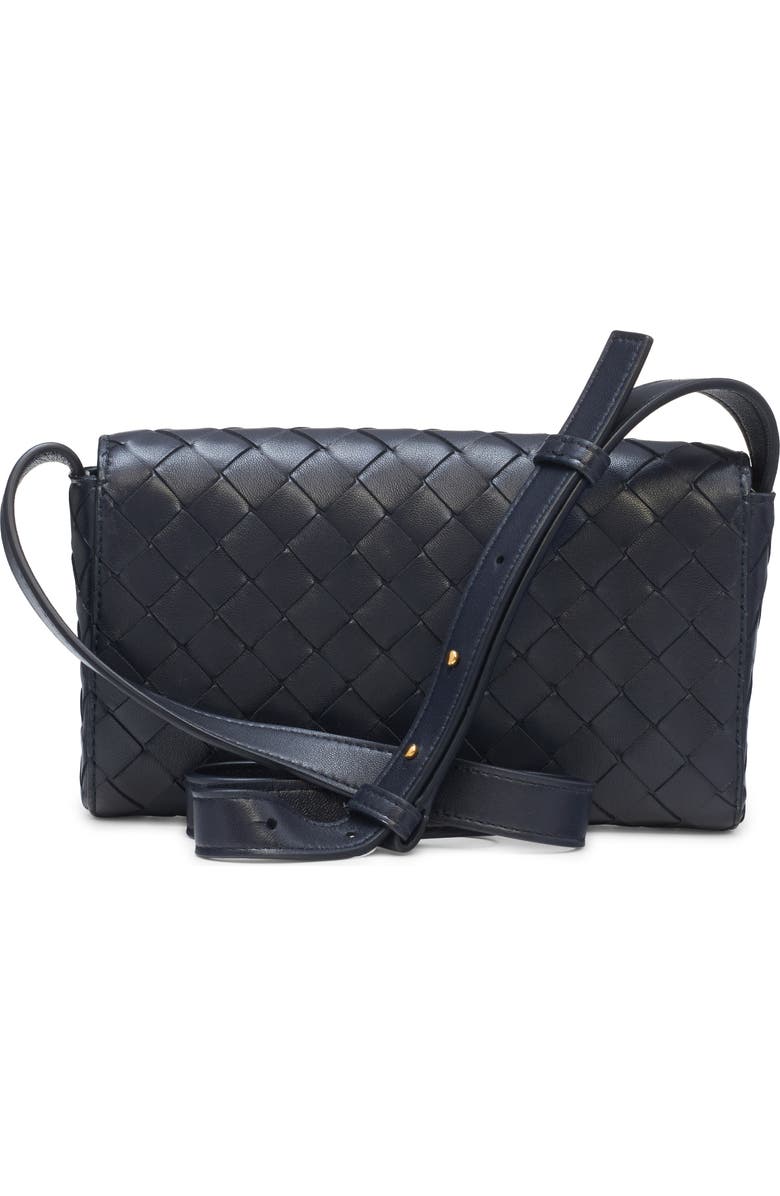 Bottega Veneta Mini Intrecciato Leather Crossbody Bag, Alternate, color,