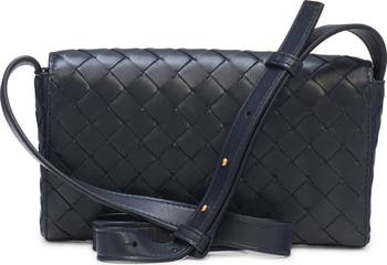 Bottega Veneta Mini Intrecciato Leather Crossbody Bag