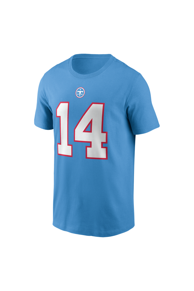 Men's Nike Carnell Tate Light Blue Tennessee Titans Name & Number T-Shirt, Alternate, color, Light Blue