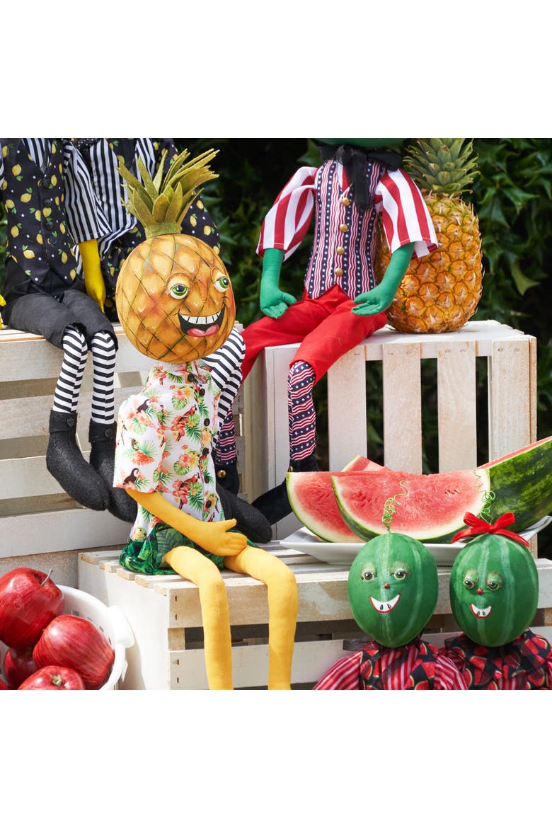 Perry Pineapple Joe Spencer Gathered Traditions Figurine, Alternate, color, Orange