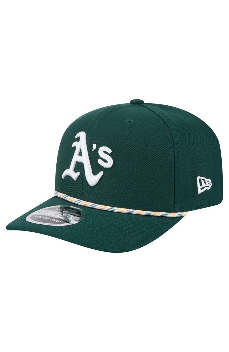 New Era Men's New Era Green Athletics Multi-Rope 9SEVENTY Stretch-Snap Hat, Main, color, Green