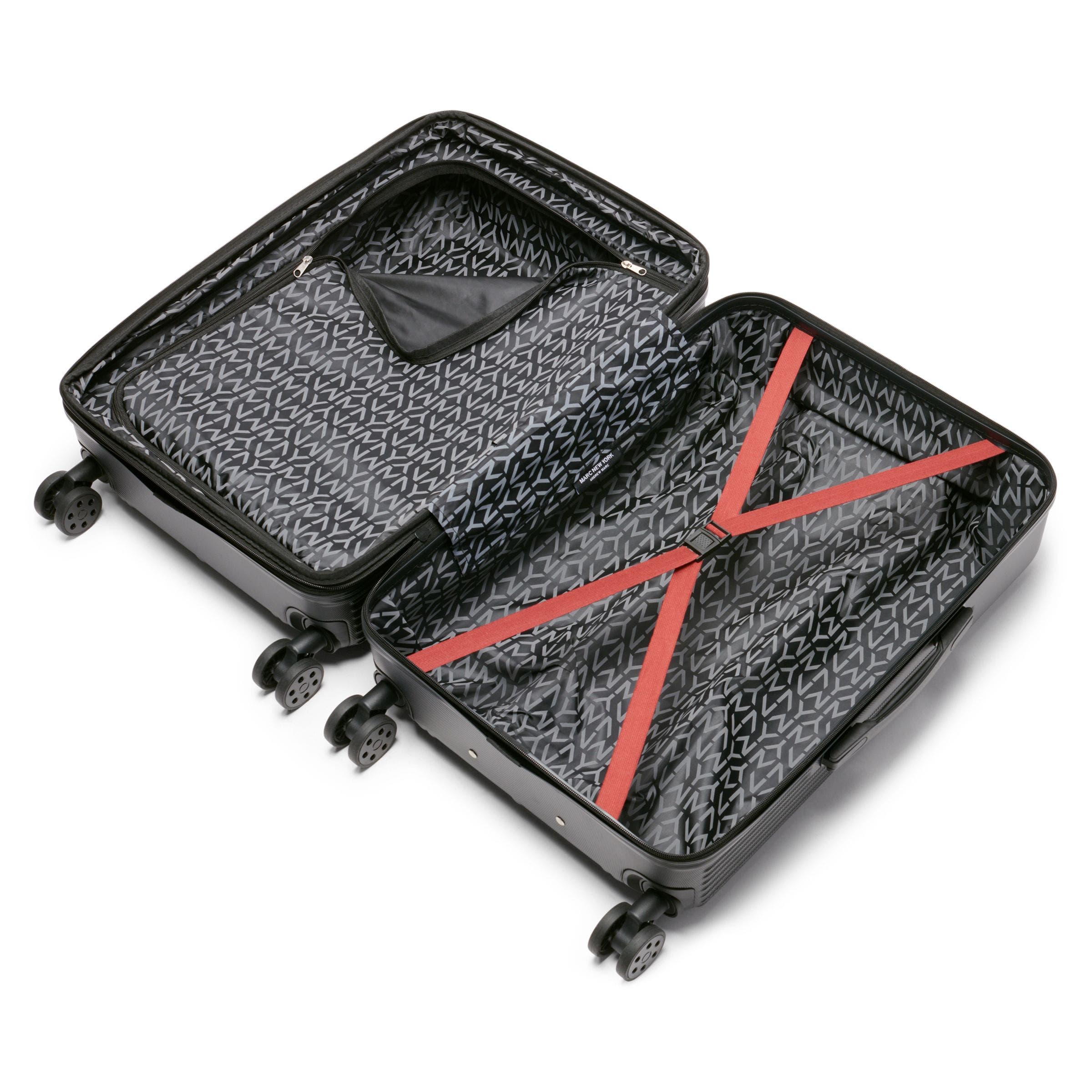 Marc New York Horizon Upright Suitcase, Alternate, color, Black