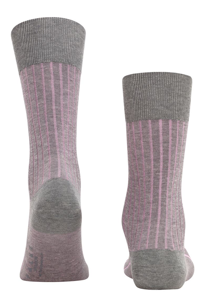 Shadow Cotton Socks, Alternate, color, ASH