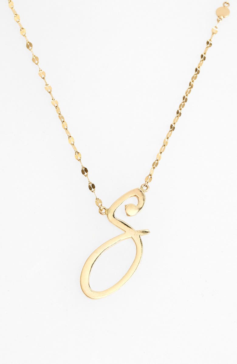 LANA Jewelry 'Spellbound' Initial Pendant Necklace, Main, color,