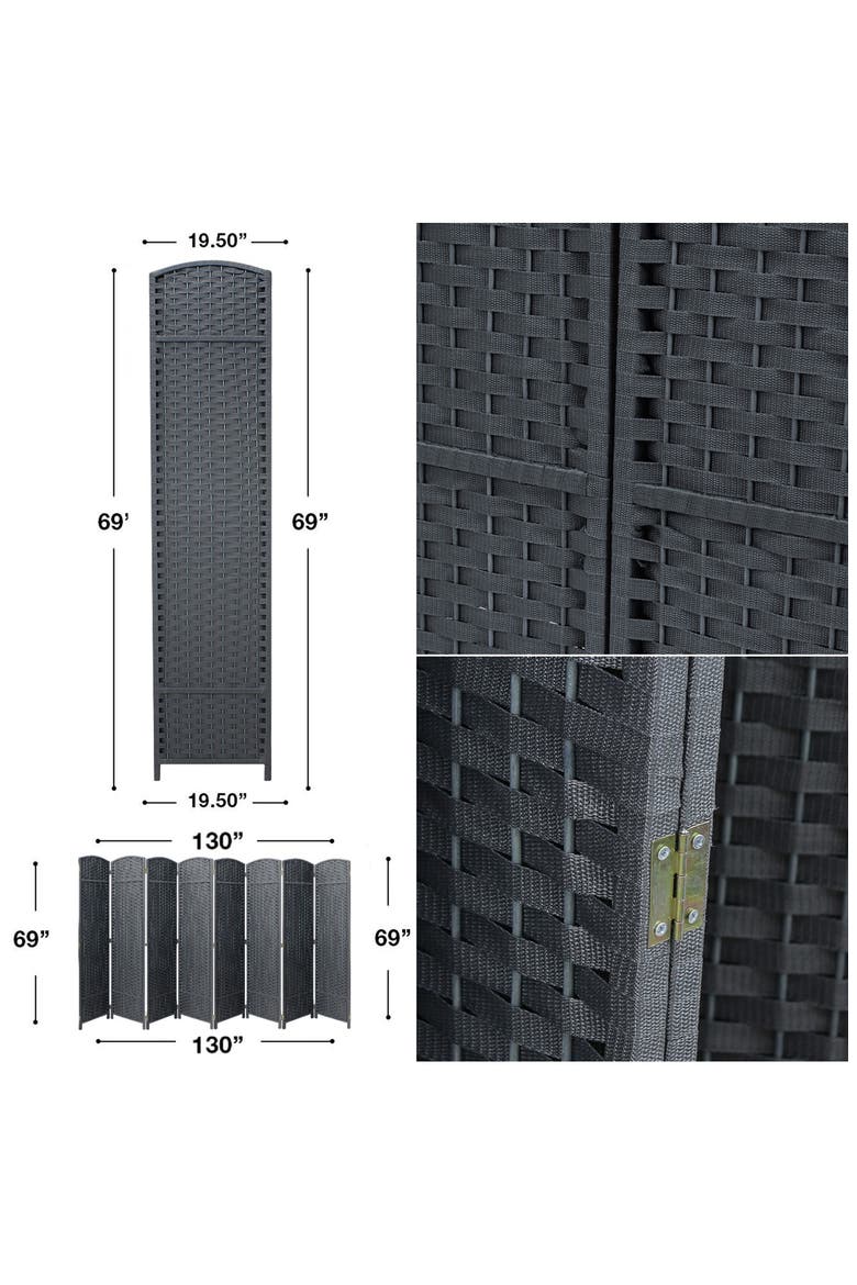 Grey Room Divider, Alternate, color, GREY