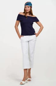 Trina Turk Prizma Off-Shoulder Top