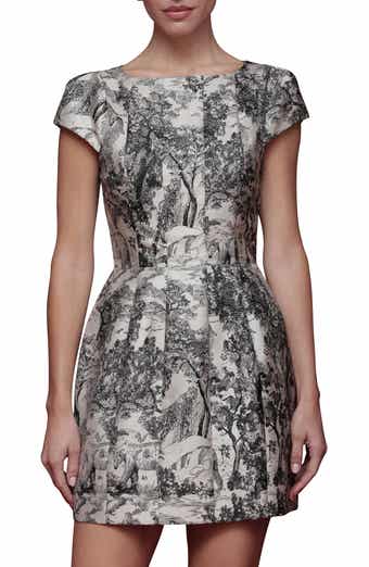 Avec Les Filles Toile Fit & Flare Minidress