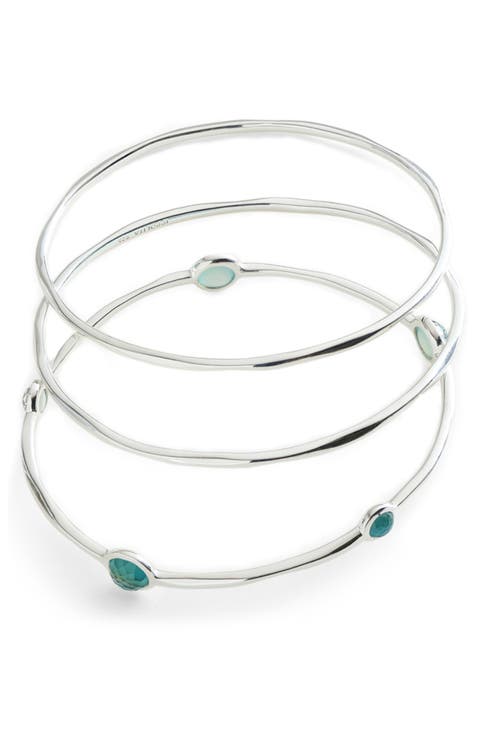 Wonderland Set of 3 Bangle Bracelets
