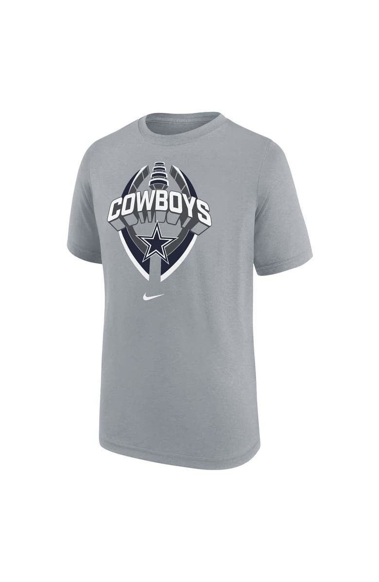 Nike Youth Nike Gray Dallas Cowboys Icon Legend T-Shirt, Alternate, color, Gray