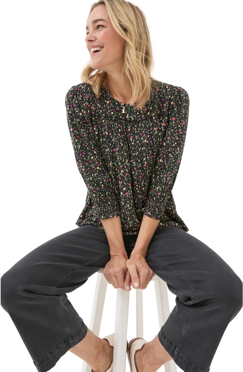 FatFace Women's Shelley Ditsy Marks Blouse, Main, color,