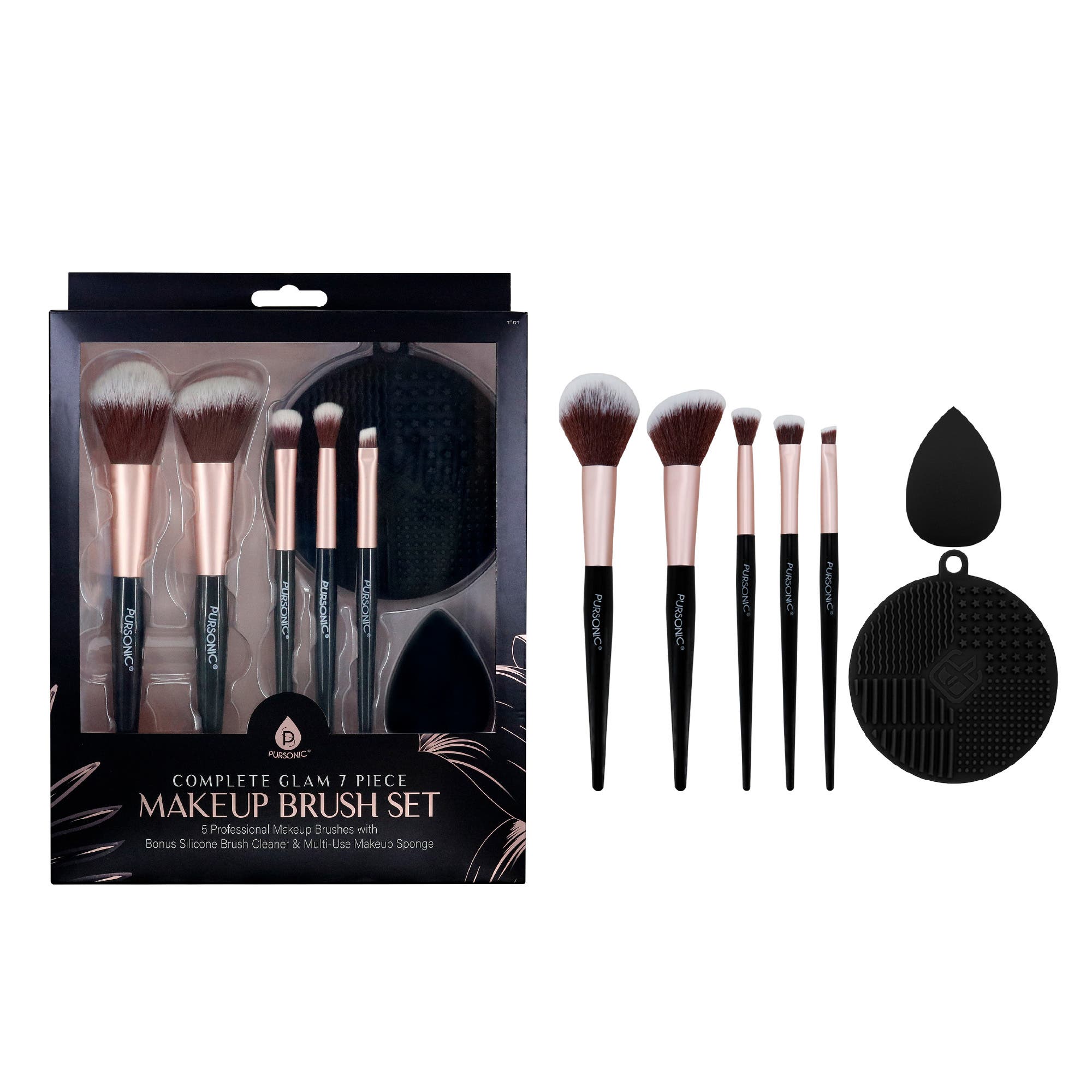 PURSONIC Complete Glam 7-Piece Makeup Brush Set (Women) | Nordstrom