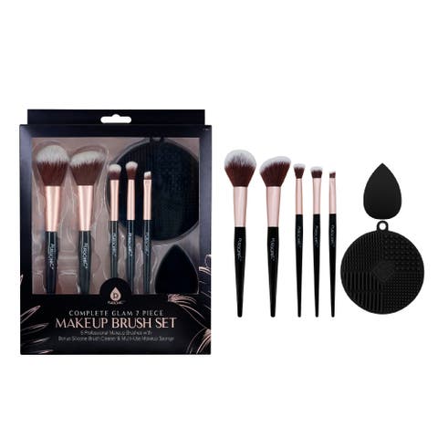 Complete Glam 7-Piece Makeup Brush Set