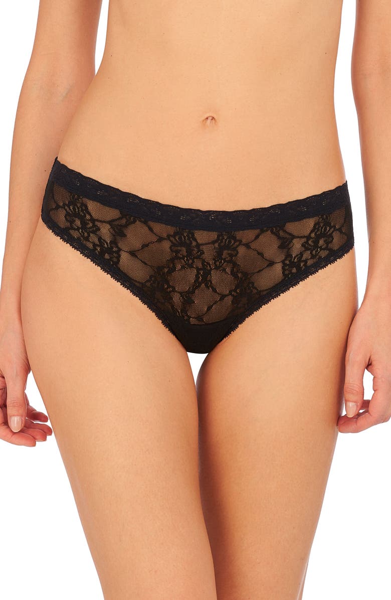 Natori Bliss Allure Lace Thong, Main, color, 