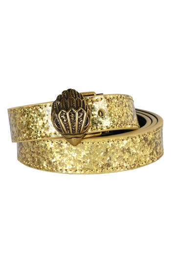 KURT GEIGER KURT GEIGER LONDON REVERSIBLE HIP BELT WITH EAGLE HEAD BUCKLE