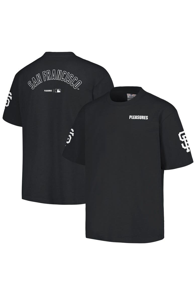 Men's PLEASURES  Black San Francisco Giants Team T-Shirt, Main, color, Black
