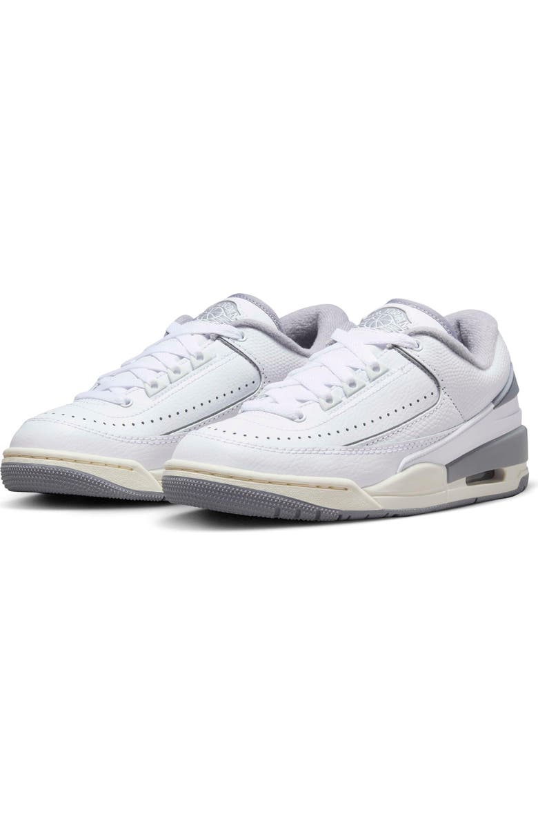 Nike Kids' Jordan 2/3 Sneaker, Main, color, 101 White/Sail/Cement Grey