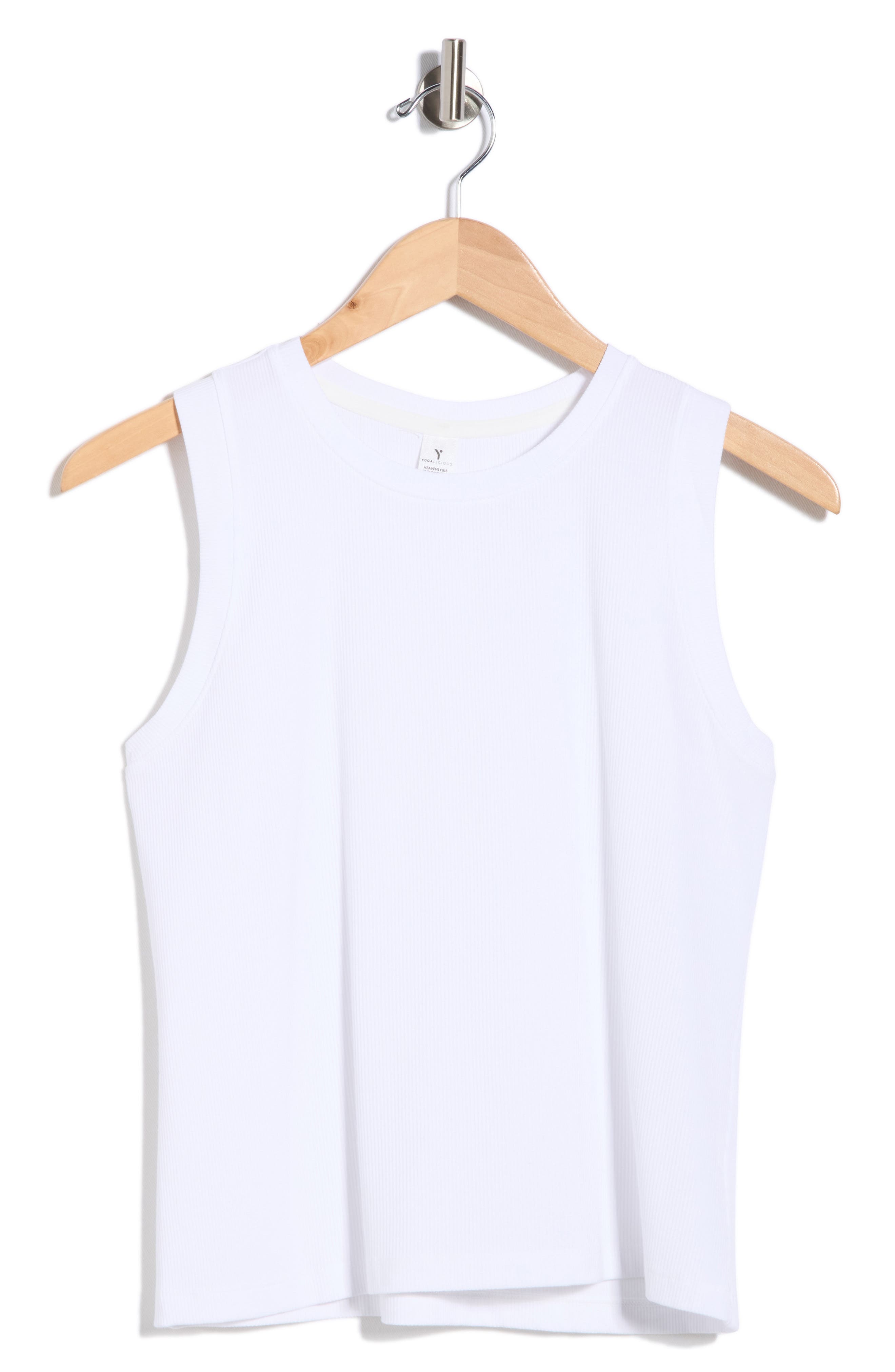 YOGALICIOUS Jinx Heavenly Ribbed Tank