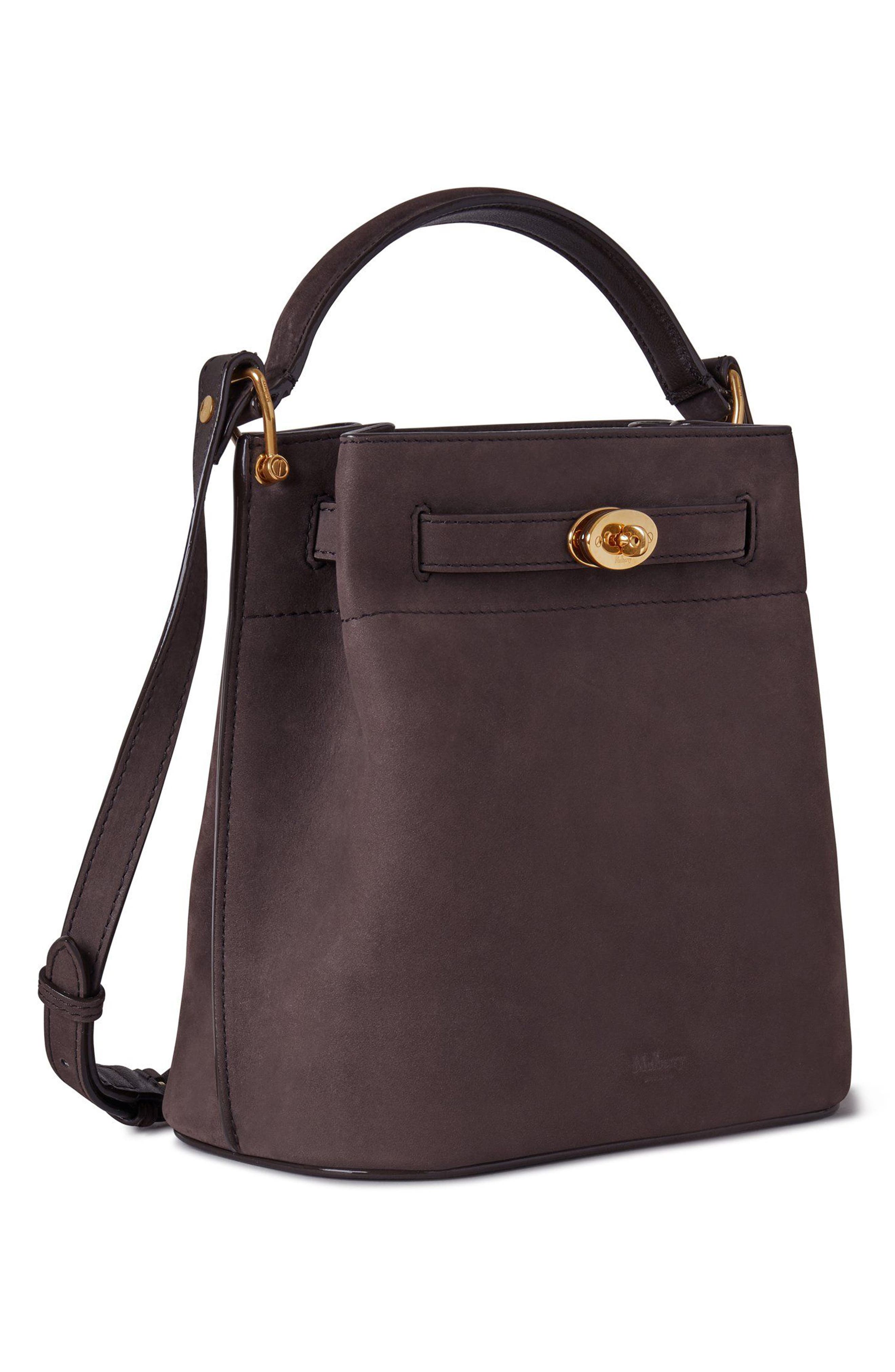 Mulberry Islington Nubuck Leather Bucket Bag, Alternate, color, 