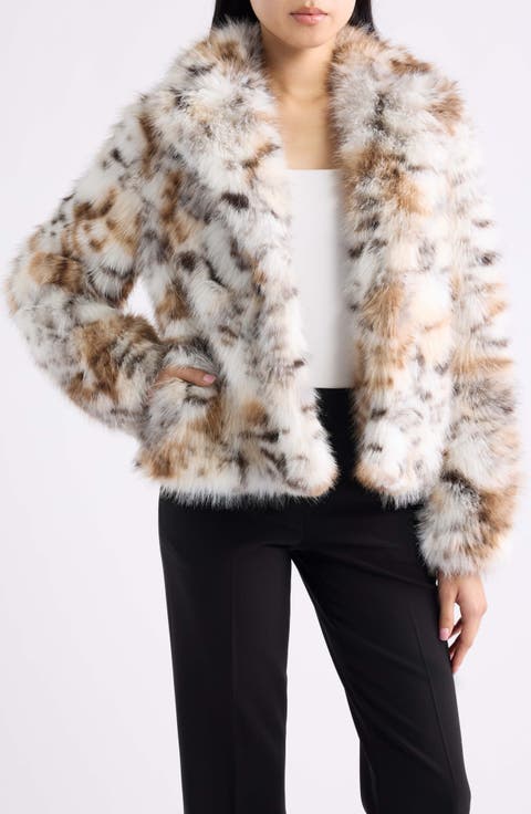 Faux Fur Crop Jacket