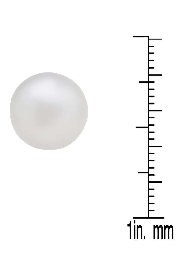 Faux Pearl Stud Earrings, Alternate, color, WHITE