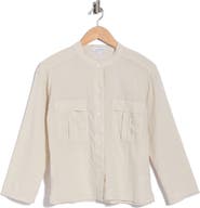 James Perse Cotton Crop Utility Shirt