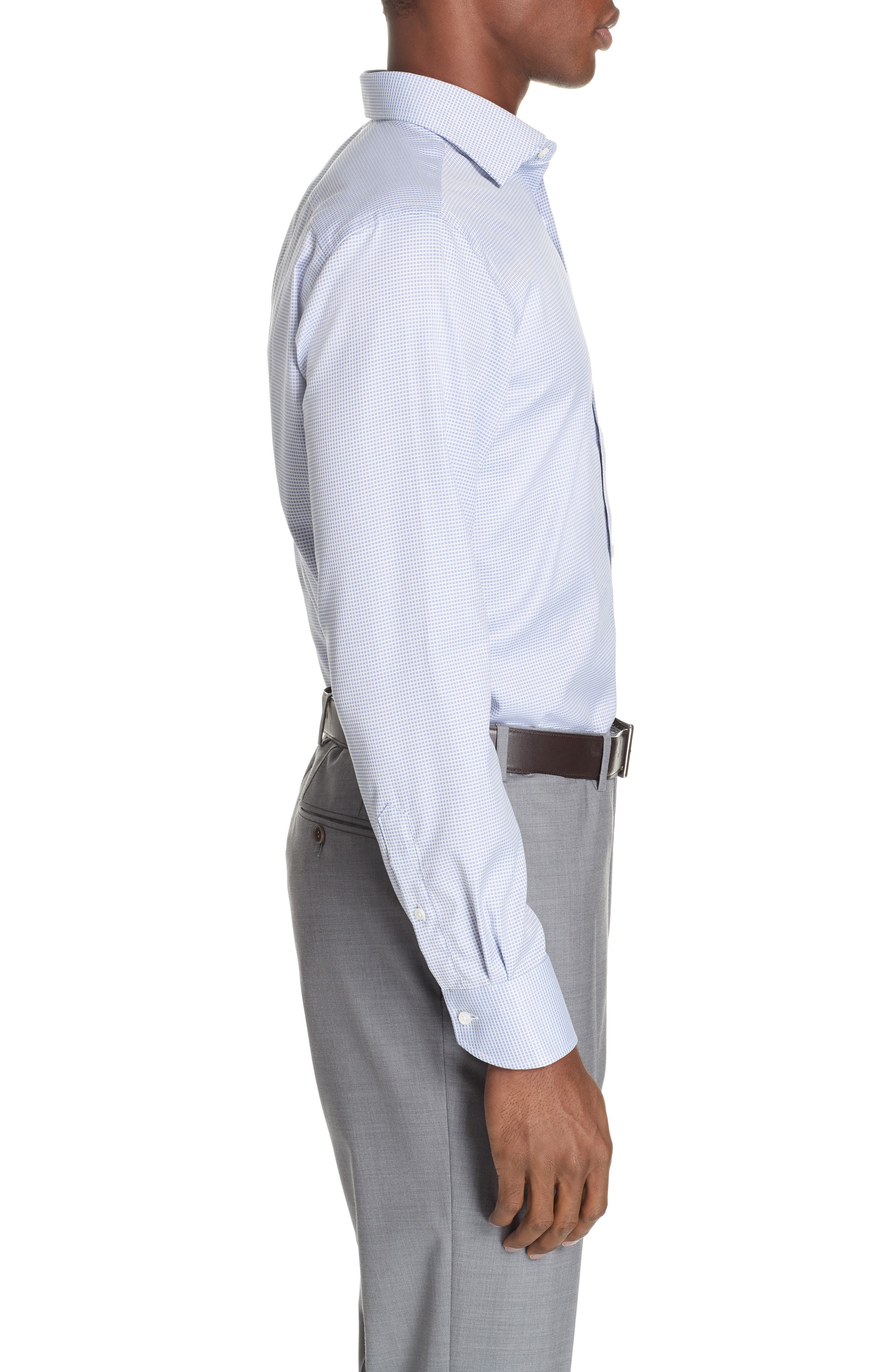 Canali Regular Fit Check Dress Shirt (Men) | Nordstrom
