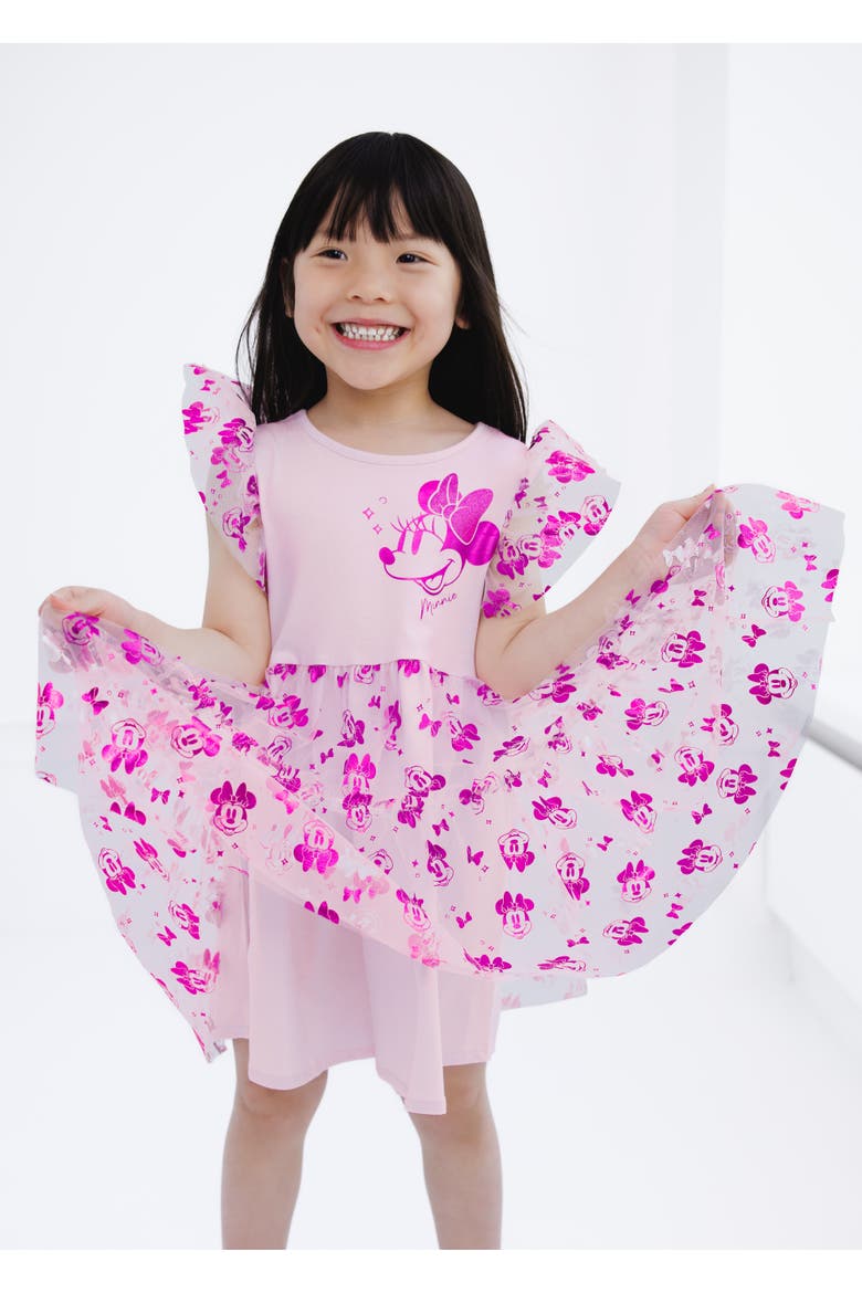 Minnie Mouse Tutu Dress, Alternate, color, Blush Pink Minnie