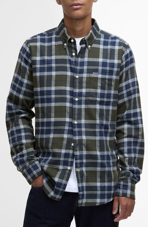 Barbour Rasay Plaid Brushed Cotton Button-down Shirt In Multi