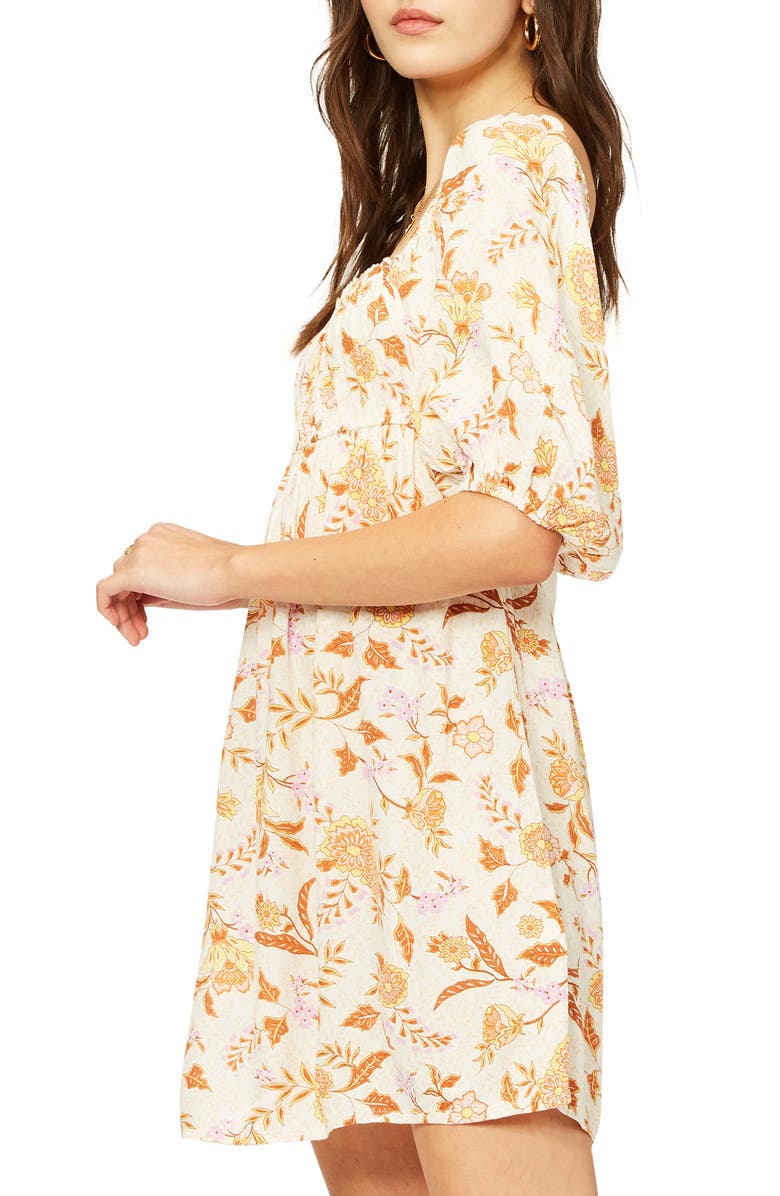 Billabong With Love Babydoll Minidress, Alternate, color,