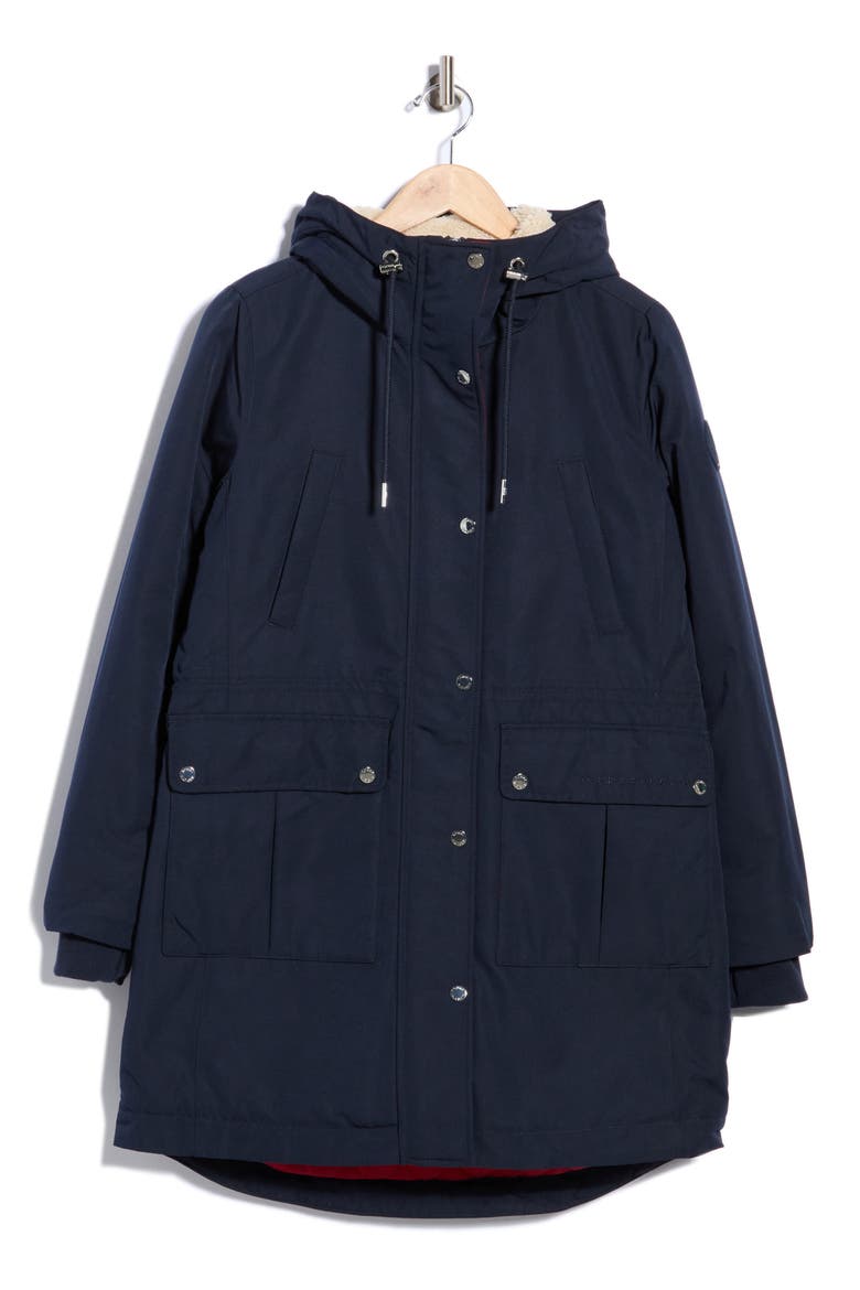 Cargo Pocket Parka, Alternate, color, NAVY