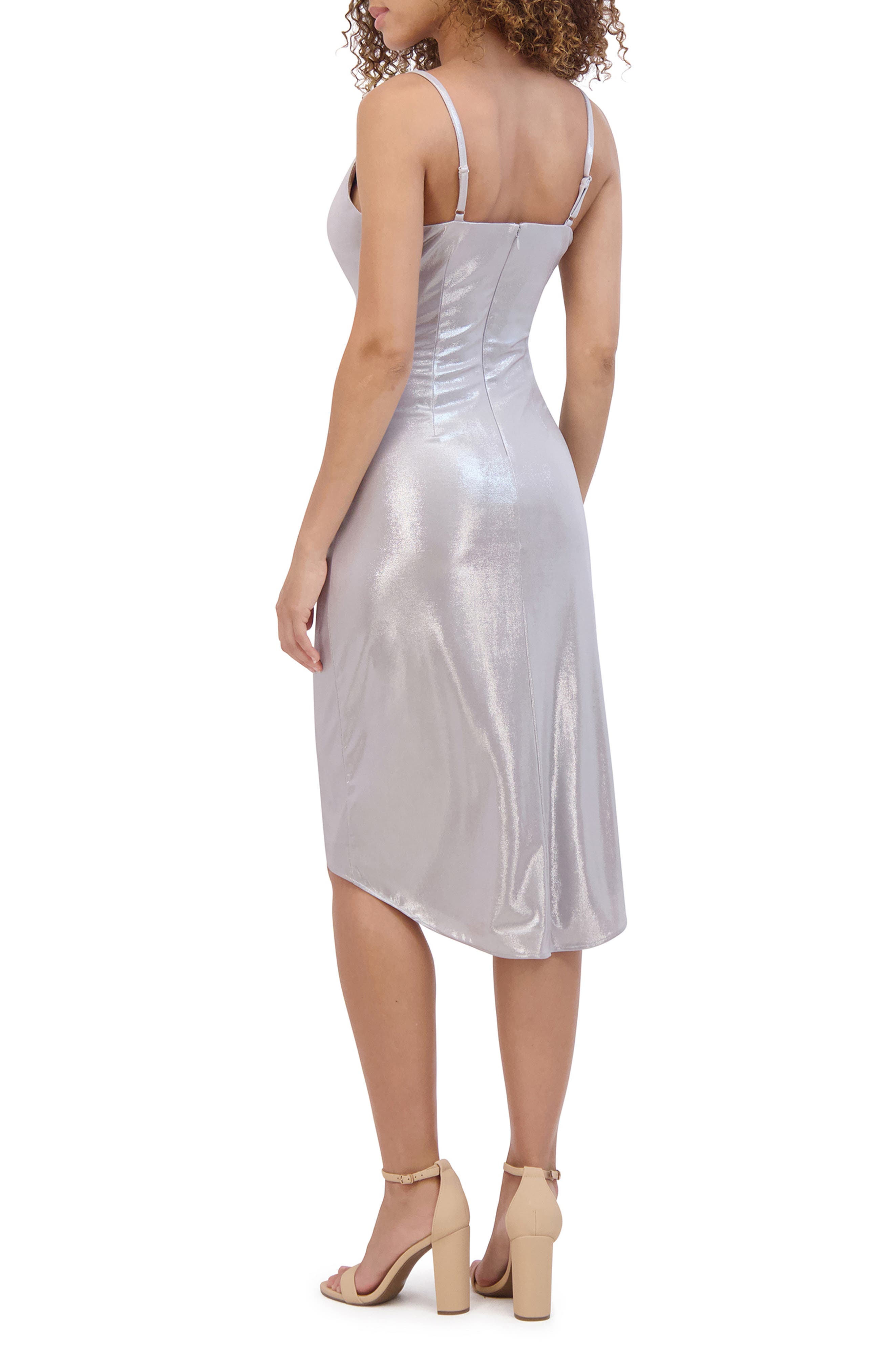 Liquid Metallic Knit Dress - image 2