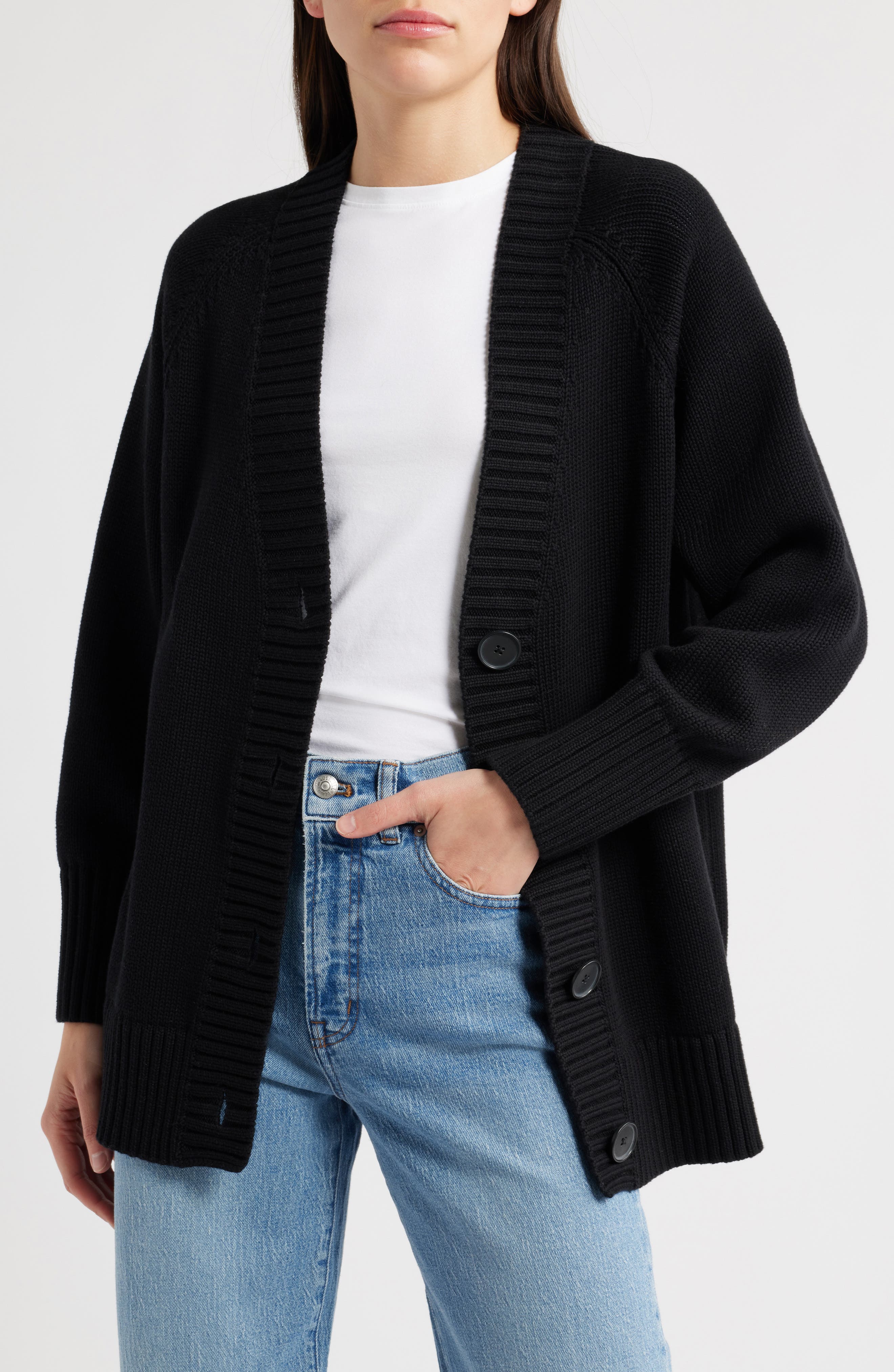 Madewell Oversized Cotton Cardigan