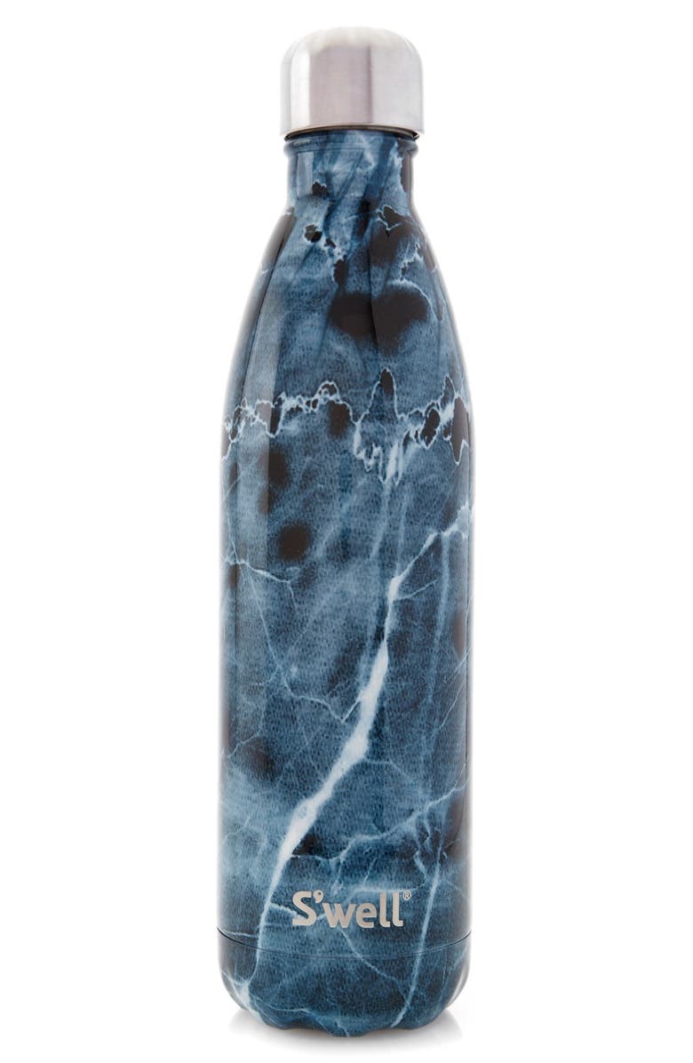 S'well Elements Collection - Blue Marble Stainless Steel Water Bottle, Alternate, color,