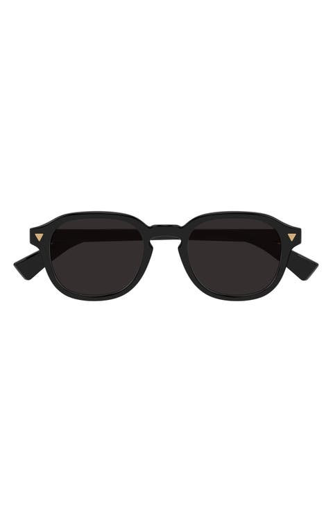 49mm Small Round Sunglasses