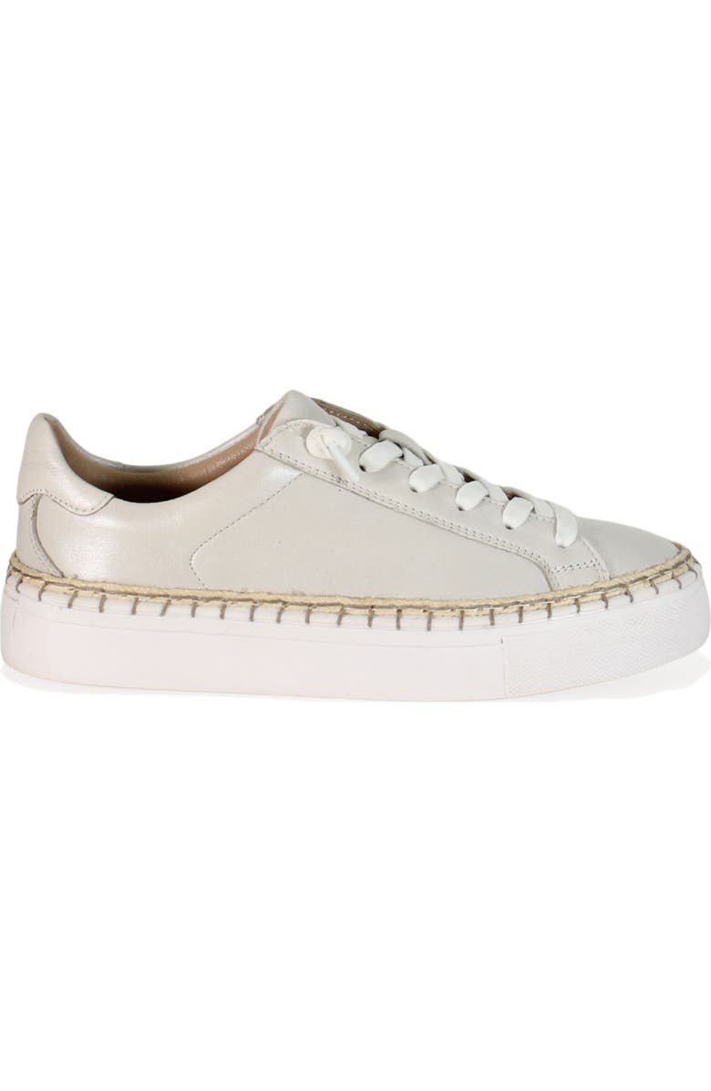 DibaTrue EM BELISH Metallic Leather Lace Up Sneaker, Alternate, color, White