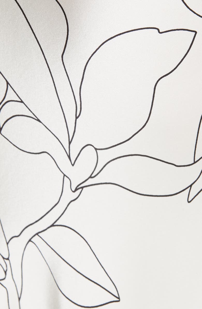 Equipment Iva Floral Silk Midi Skirt, Alternate, color, 