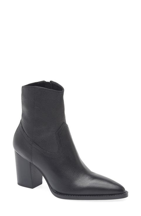 Aris Pointed Toe Bootie (Women)