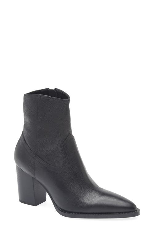 Mango Aris Pointed Toe Bootie In Black